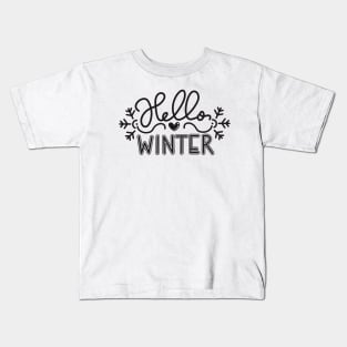 Hello Winter Kids T-Shirt